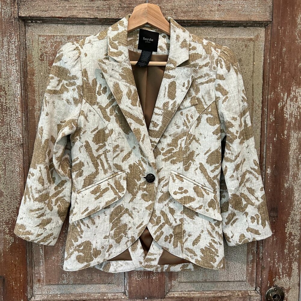Smythe Print Blazer ~ Size 4